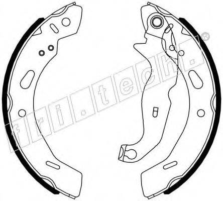 FRI.TECH. 1040162 Комплект гальмівних колодок