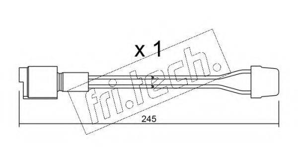 FRI.TECH. SU072 Сигналізатор, знос гальмівних колодок