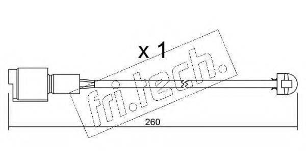 FRI.TECH. SU074 Сигналізатор, знос гальмівних колодок