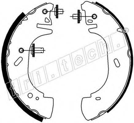 FRI.TECH. 17337 Комплект гальмівних колодок