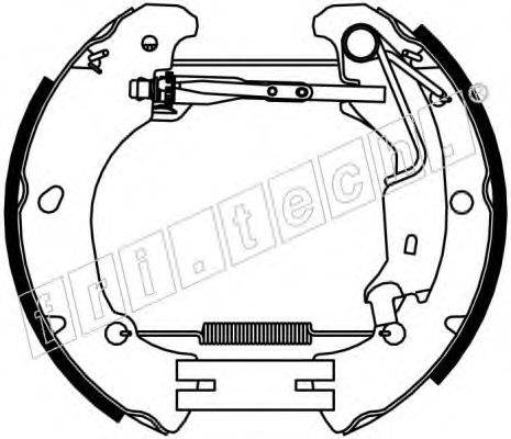 FRI.TECH. 16377 Комплект гальмівних колодок