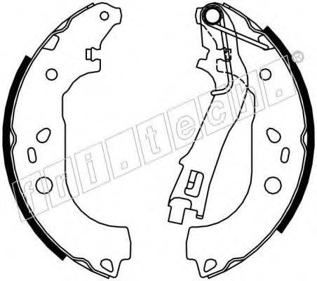 FRI.TECH. 17390 Комплект гальмівних колодок