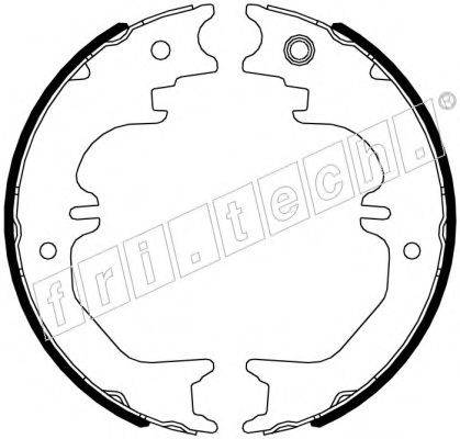 FRI.TECH. 1115329 Комплект гальмівних колодок, стоянкова гальмівна система
