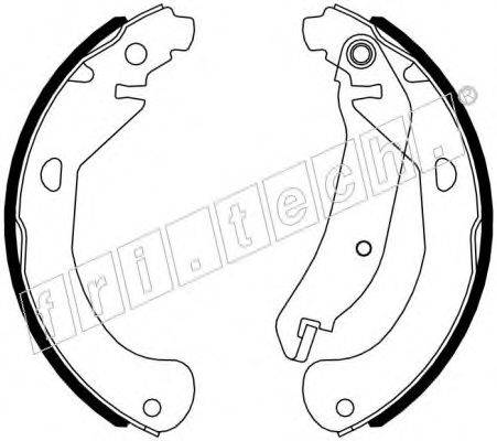 FRI.TECH. 1027011 Комплект гальмівних колодок