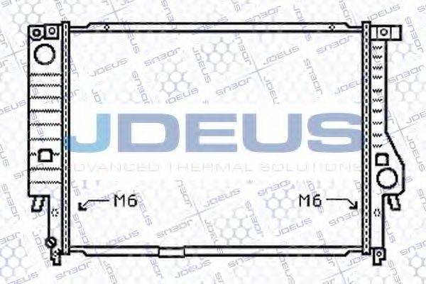 JDEUS 005M21 Радіатор, охолодження двигуна