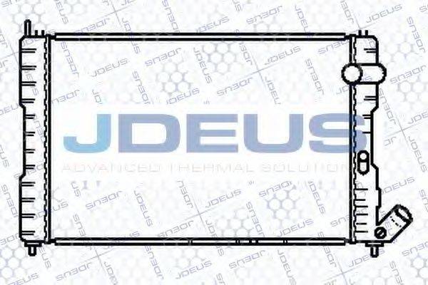 JDEUS 007B28 Радіатор, охолодження двигуна