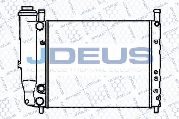 JDEUS 011V03 Радіатор, охолодження двигуна