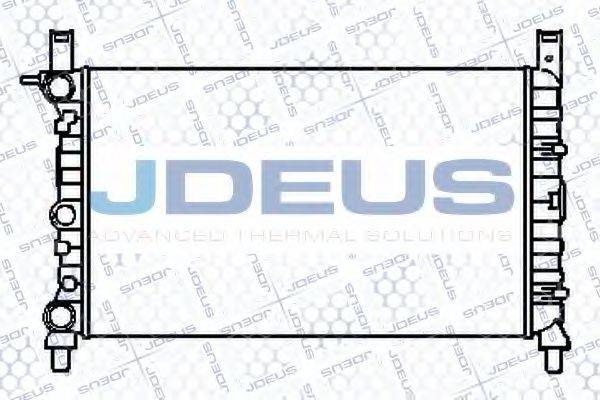 JDEUS 011V11 Радіатор, охолодження двигуна