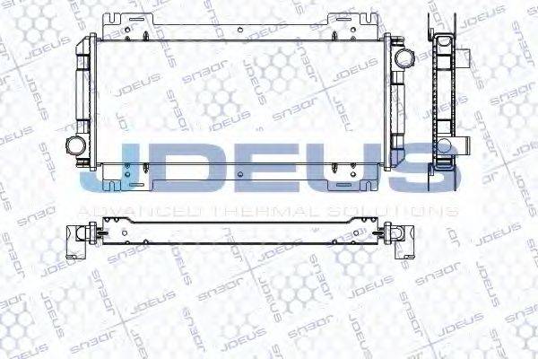 JDEUS RA0120061 Радіатор, охолодження двигуна