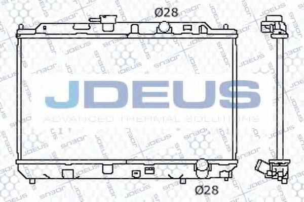 JDEUS 013N10 Радіатор, охолодження двигуна