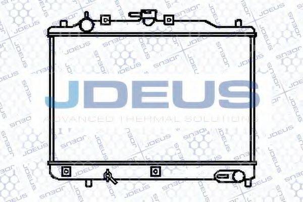 JDEUS 016N10 Радіатор, охолодження двигуна