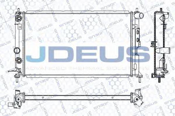 JDEUS RA0200651 Радіатор, охолодження двигуна