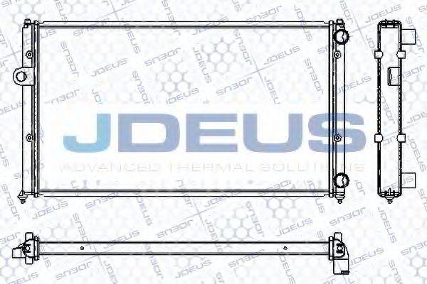 JDEUS RA0250051 Радіатор, охолодження двигуна