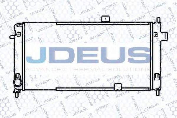 JDEUS 020V02 Радіатор, охолодження двигуна