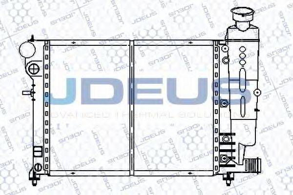 JDEUS 021E18 Радіатор, охолодження двигуна