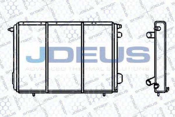 JDEUS 023B45 Радіатор, охолодження двигуна