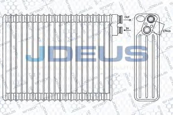 JDEUS RA9210341 Випарник, кондиціонер