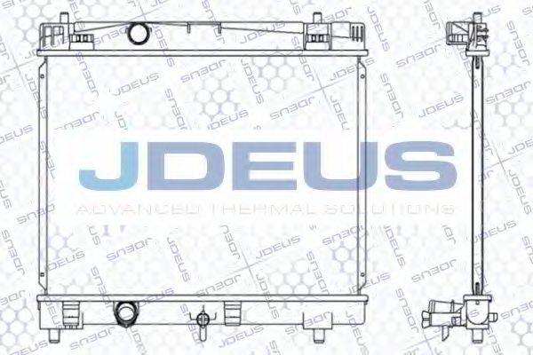 JDEUS 028M68 Радіатор, охолодження двигуна