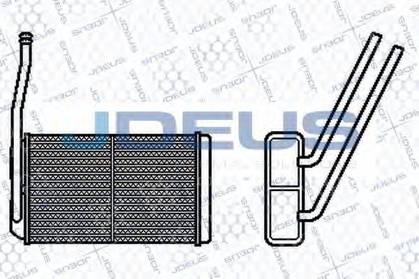 JDEUS 202M15 Теплообмінник, опалення салону