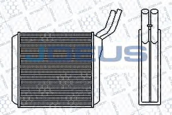 JDEUS 220M23 Теплообмінник, опалення салону