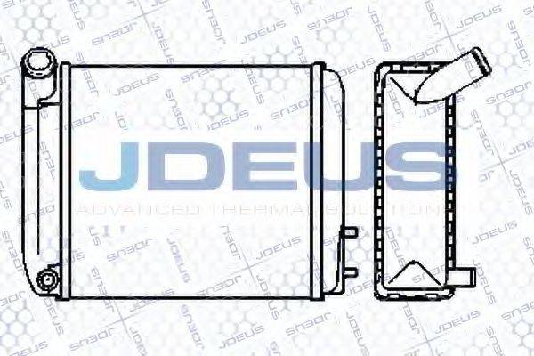 JDEUS 223V05 Теплообмінник, опалення салону