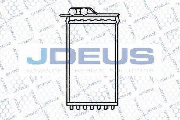 JDEUS 225B07 Теплообмінник, опалення салону