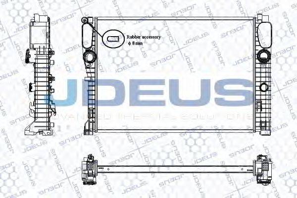 JDEUS RA0170980 Радіатор, охолодження двигуна