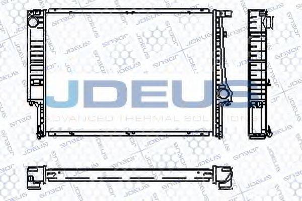 JDEUS RA0050100 Радіатор, охолодження двигуна