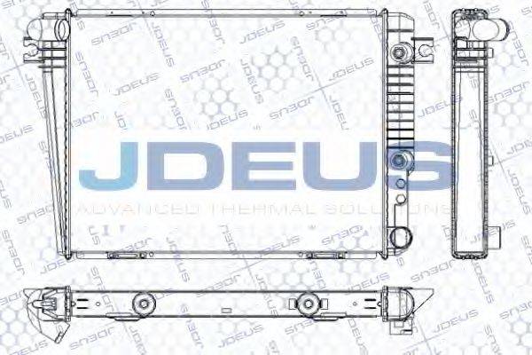 JDEUS RA0050130 Радіатор, охолодження двигуна