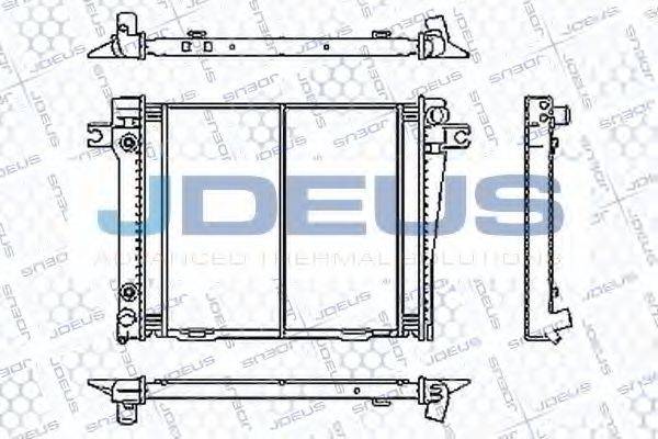 JDEUS RA0050420 Радіатор, охолодження двигуна