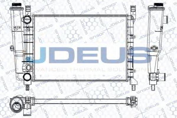 JDEUS RA0110410 Радіатор, охолодження двигуна