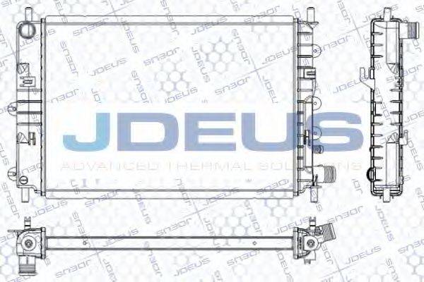 JDEUS RA0120560 Радіатор, охолодження двигуна