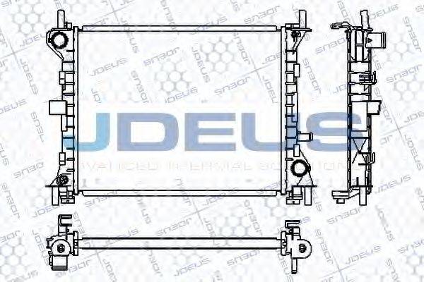 JDEUS RA0121040 Радіатор, охолодження двигуна