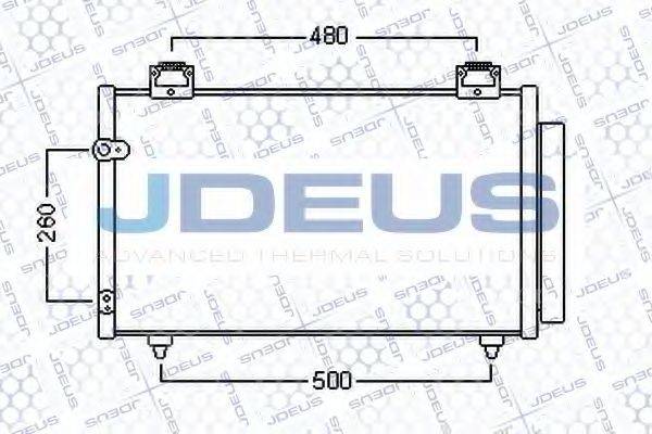 JDEUS 728M41 Конденсатор, кондиціонер