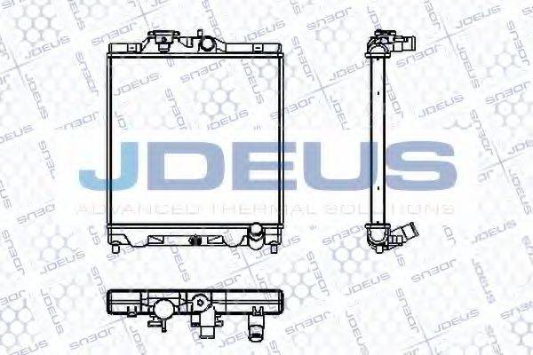 JDEUS RA0130040 Радіатор, охолодження двигуна