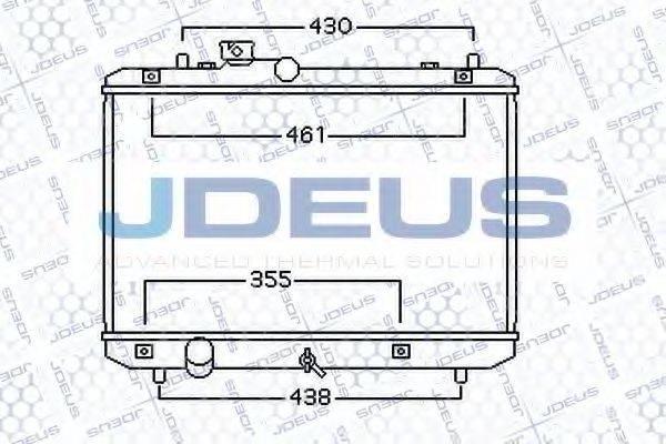 JDEUS 042M17 Радіатор, охолодження двигуна