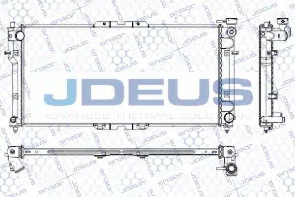 JDEUS RA0160120 Радіатор, охолодження двигуна