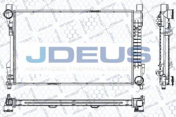 JDEUS RA0170560 Радіатор, охолодження двигуна