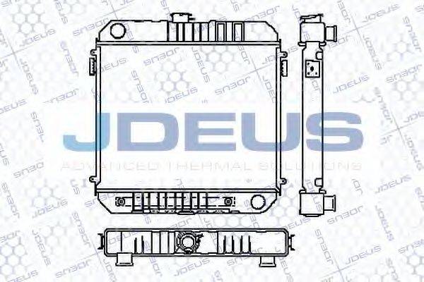 JDEUS RA0200220 Радіатор, охолодження двигуна