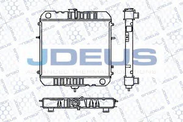 JDEUS RA0200300 Радіатор, охолодження двигуна