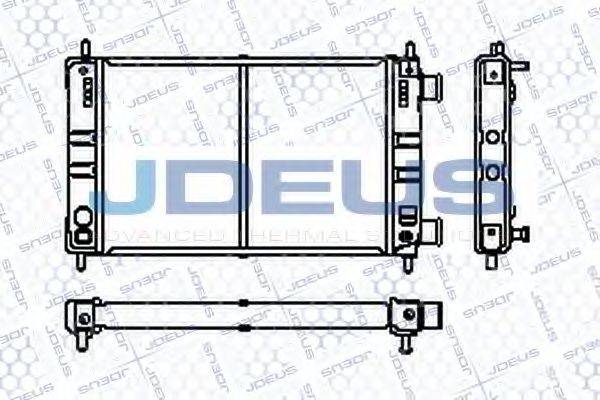 JDEUS RA0200370 Радіатор, охолодження двигуна