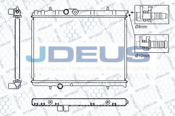 JDEUS RA0210310 Радіатор, охолодження двигуна