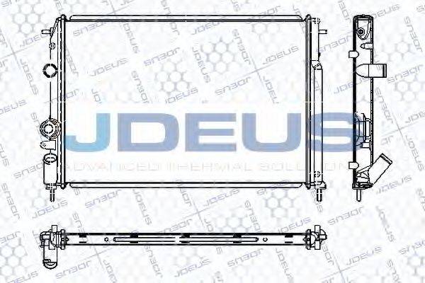 JDEUS RA0230540 Радіатор, охолодження двигуна