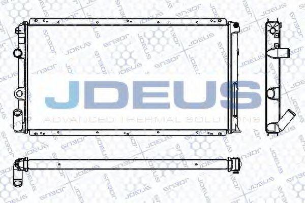 JDEUS RA0230740 Радіатор, охолодження двигуна