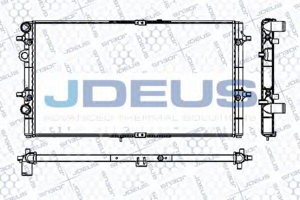 JDEUS RA0250060 Радіатор, охолодження двигуна