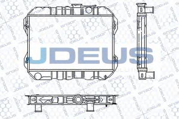 JDEUS RA0280000 Радіатор, охолодження двигуна