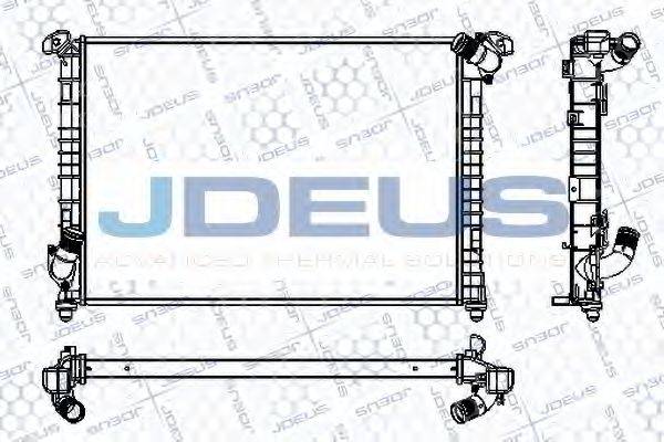 JDEUS RA0700020 Радіатор, охолодження двигуна