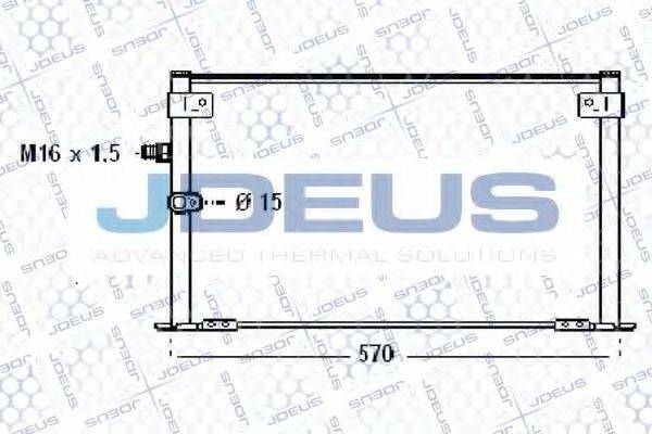 JDEUS 728M58 Конденсатор, кондиціонер