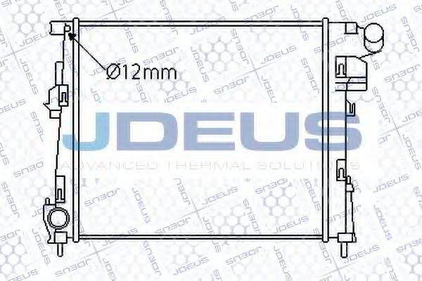 JDEUS 020M73 Радіатор, охолодження двигуна