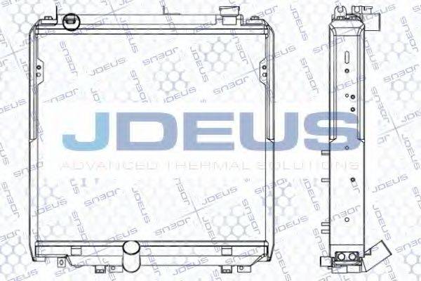 JDEUS 028M86 Радіатор, охолодження двигуна